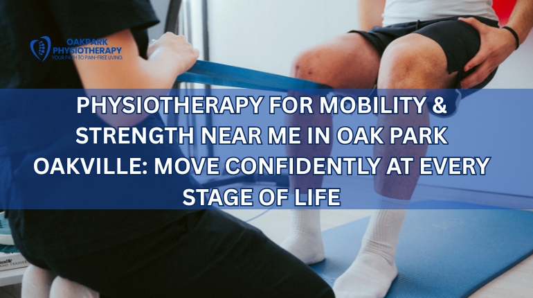 Physiotherapy for Mobility & Strength Near Me in Oak Park Oakville: Move Confidently at Every Stage of Life